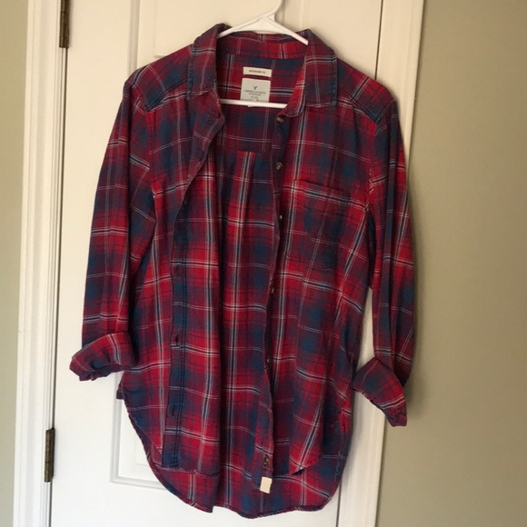 American Eagle Outfitters Tops - American Eagle Flannel. EUC. Size Large.
